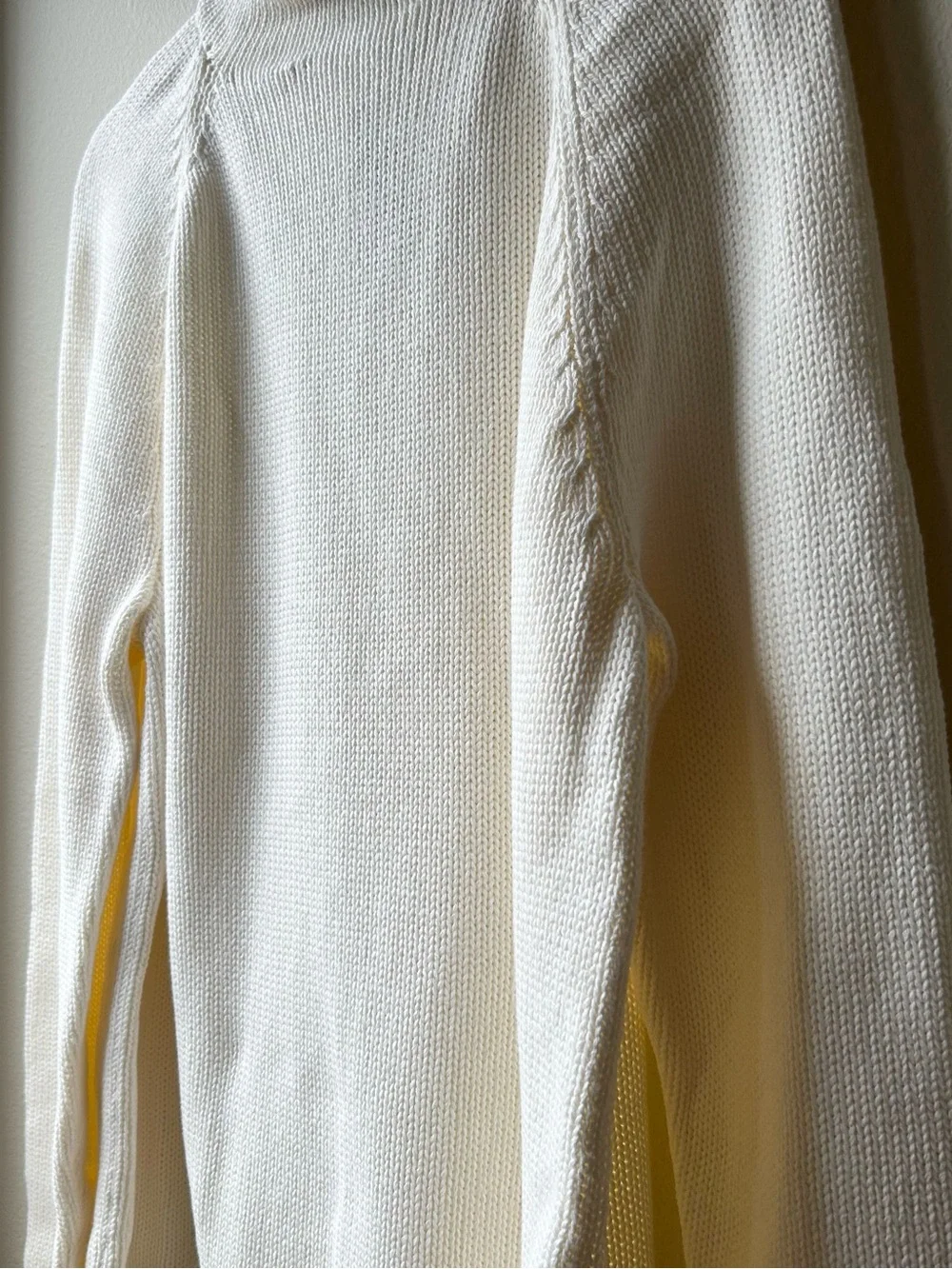 NWT J. CREW 1988 Rollneck sweater with tipping Ivory Navy Stripe Sz XL $118 CQ89